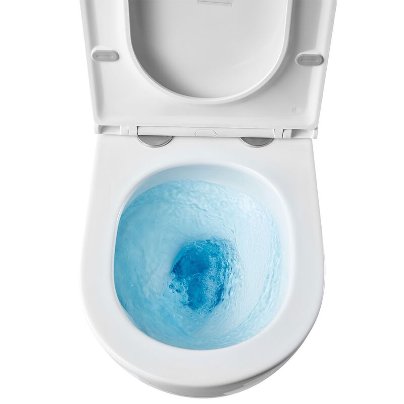 унитаз подвесной hans hs-067tq tornado 3.0, смыв торнадо, 52x36,5, белый в Алматы фото № 8