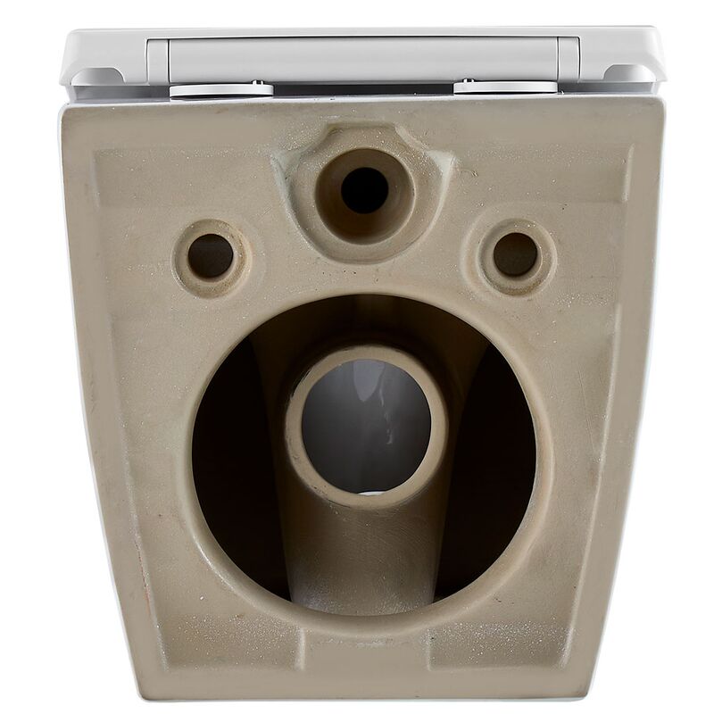 унитаз подвесной hans comfort hs-118tq cо смывом торнадо, 52x36, белый в Алматы фото № 8