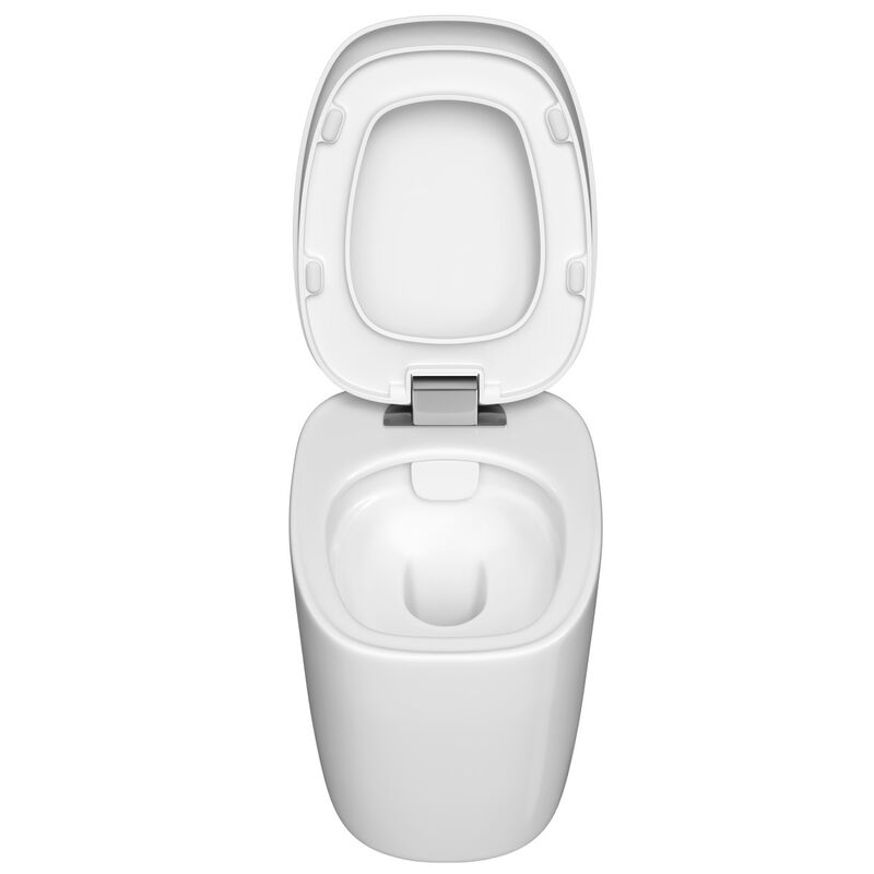 унитаз подвесной vitra plural 7830b401-0075 безободковый белый матовый в Алматы фото № 3