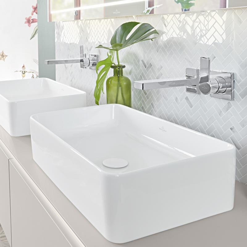 раковина накладная villeroy boch collaro 4a205601 56x36 в Алматы фото № 2