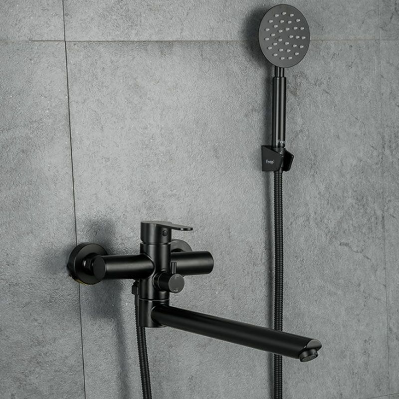 смеситель для ванны frap f22801-6 черный в Алматы фото № 2