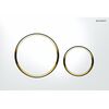 Клавиша смыва geberit sigma 20 115.882.kk.1 белая с золотом в Шымкенте фото № 1
