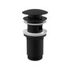 Донный клапан alcaplast a392black цельнометаллический для раковины в Шымкенте фото № 1