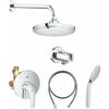 Душевая система grohe eurosmart tempesta 210 124440 встраиваемая в Шымкенте фото № 1
