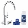 смеситель для кухни grohe blue pure eurosmart 30383000, без электроники с c-образным изливом в Шымкенте фото № 1