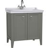 тумба с раковиной vitra valarte 62154 80см, цвет серый матовый в Шымкенте фото № 1