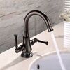 черный бронзовый смеситель для раковины  lemark lm6307rb shape с поворотным изливом в Шымкенте фото № 1