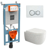 Подвесной унитаз bocchi v-tondo с инсталляцией vitra 762-5800-01 в Шымкенте фото № 1