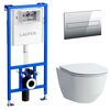 Комплект 4 в 1  laufen pro new 8669570000001 клавиша lis aw1 хром) в Шымкенте фото № 1