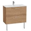 тумба с раковиной 80см vitra mia 67273, золотой дуб в Шымкенте фото № 1