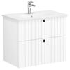 тумба с раковиной 80см vitra root groove 69436, белый матовый в Шымкенте фото № 1