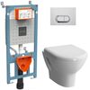 унитаз с инсталляцией 4в1 vitra zentrum 5795b003-0075 700-1873 rim-ex в Шымкенте фото № 1