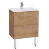 тумба с раковиной 60см vitra mia 67270, золотой дуб в Шымкенте фото № 1