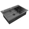 Кухонная мойка paulmark vast-pro pm 707551-gm в Шымкенте фото № 1