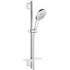 Душевой гарнитур grohe rainshower 130 smartactive 26575000, 600, 3 вида струи, хром в Шымкенте фото № 1