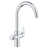 смеситель для кухни grohe blue pure baucurve 30580000 с возможностью подключения фильтра, хром в Шымкенте фото № 1