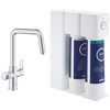 смеситель для кухни grohe blue pure eurosmart 3058700, c фильтром и технологией обратный осмос, хром в Шымкенте фото № 1