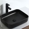 раковина накладная hans m9084b 50x40 см, черная матовая в Шымкенте фото № 1