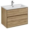 тумба с раковиной 75 см aquaton либерти 1a279501lyc70+1wh501619 дуб эльвезия в Шымкенте фото № 1