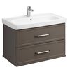 тумба с раковиной 85 см aquaton нео-классика 1a286301ncr30+1wh501782 мускат в Шымкенте фото № 1