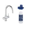 смеситель для кухни grohe blue pure 119711 с фильтром для очистки воды в Шымкенте фото № 1