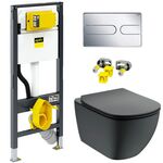унитаз с инсталляцией 4в1 ideal standard tesi t0079v3 792862 t3527v3 в Шымкенте фото № 1