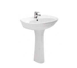 раковина с пьедесталом cersanit eko s-um-e60/1-w 60см в Шымкенте фото № 1
