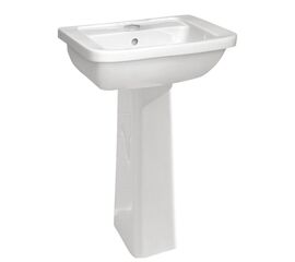 раковина vitra form 300 9602b003-7650 55см с пьедесталом в Шымкенте фото № 1