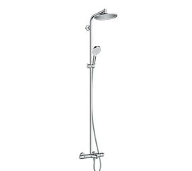 Душевая система hansgrohe crometta s240 showerpipe 27320000 с термостатом в Шымкенте фото № 1