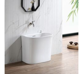 раковина техническая hans t202 49x33 см, белая в Шымкенте фото № 1