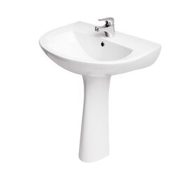 раковина с пьедесталом cersanit eko s-um-e50/1 50см в Шымкенте фото № 1