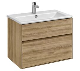 тумба с раковиной 75 см aquaton либерти 1a279501lyc70+1wh501619 дуб эльвезия в Шымкенте фото № 1