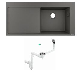 Кухонная мойка hansgrohe s514-f450 43314290 искусственный камень в Шымкенте фото № 1