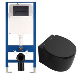 унитаз с инсталляцией 5в1 hans m5510b h5108-0203 в Шымкенте фото № 1