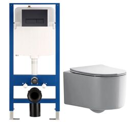 унитаз с инсталляцией 5в1 hans m5504d h5108-0203 в Шымкенте фото № 1