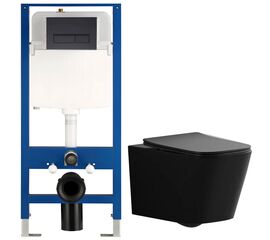 унитаз с инсталляцией 5в1 hans m5505b h5108-0203 в Шымкенте фото № 1