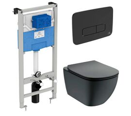 унитаз с инсталляцией 5в1 ideal standard tesi t0079v3 r020467 r0123a6 в Шымкенте фото № 1