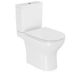 унитаз-компакт напольный vitra m50 9889b003-7200, безободковый, торнадо vortexflush, сиденье микролифт в Шымкенте фото № 1