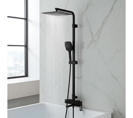 Душевая система со смесителем hans h11.5303, черная в Шымкенте фото № 1