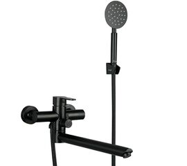 смеситель для ванны frap f22801-6 черный в Шымкенте фото № 1