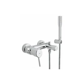 смеситель для ванны grohe concetto с душевым гарнитуром, хром (32212001) в Шымкенте фото № 1