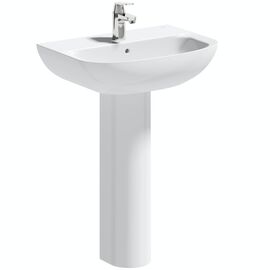 раковина с пьедесталом grohe bau ceramic 39421000 60 см, альпин-белый в Шымкенте фото № 1