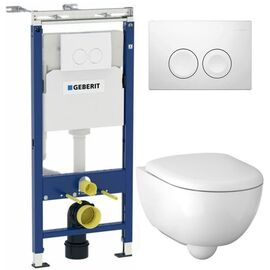 унитаз с инсталляцией geberit renova compact 500.122.tc.r в Шымкенте фото № 1