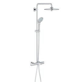Душевая система grohe euphoria 26114001 с термостатом  поворотная с изливом цвет хром в Шымкенте фото № 1