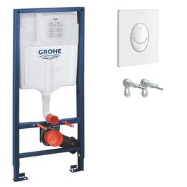 Инсталляция grohe rapid sl 38722001 3в1 для унитаза с кнопкой skate air белая в Шымкенте фото № 1