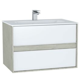 тумба с раковиной vitra metropole 61291 100 см серебряный дуб в Шымкенте фото № 1
