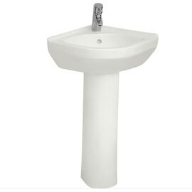 раковина угловая vitra s50 5306b003-0999 40 см с пьедесталом в Шымкенте фото № 1