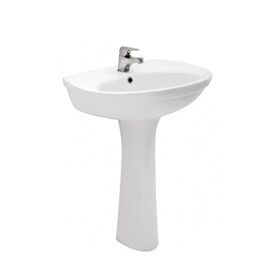 раковина с пьедесталом cersanit eko s-um-e60/1-w 60см в Шымкенте фото № 1