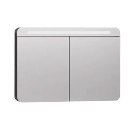 Зеркальный шкаф vitra sento 80см 60896 с подсветкой, цвет матовый антрацит в Шымкенте фото № 1