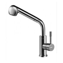 Lemark lm5076s expert смеситель для кухни с вытяжным изливом, сталь в Шымкенте фото № 1